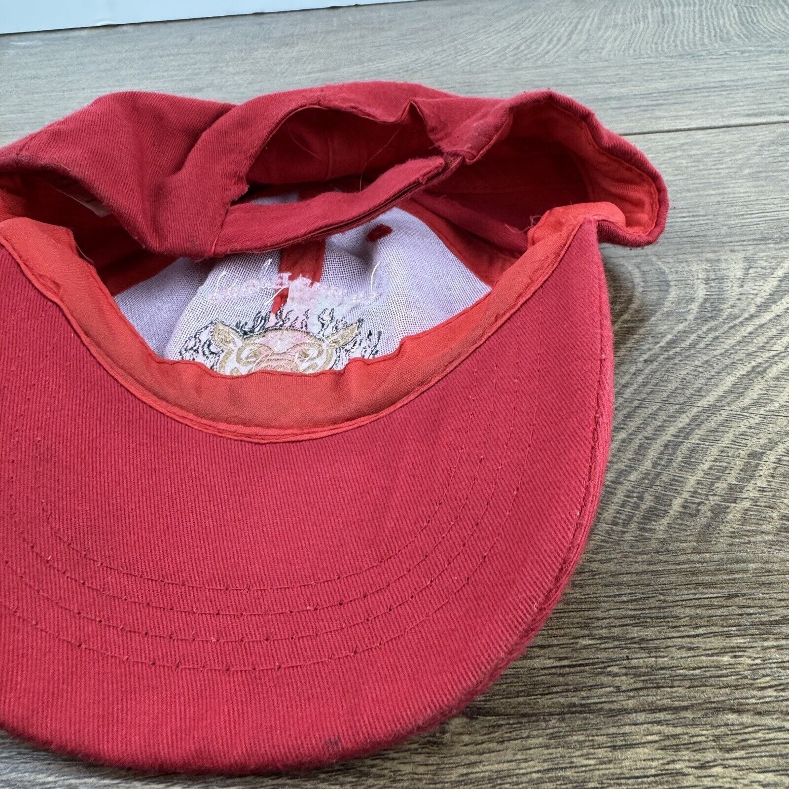 Other LA Bar-B-QUE Hat LA BBQ Hat Red Hat Adjustable Adult Size Ha Size ONE SIZE - 13 Thumbnail