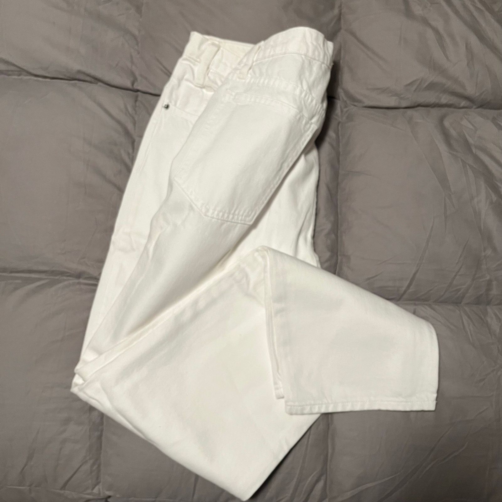 Museum of Peace & Quiet •NWT• Museum of Peace & Quiet White FRAME Denim Pants • MoPQ Size US 32 / EU 48 - 7 Thumbnail