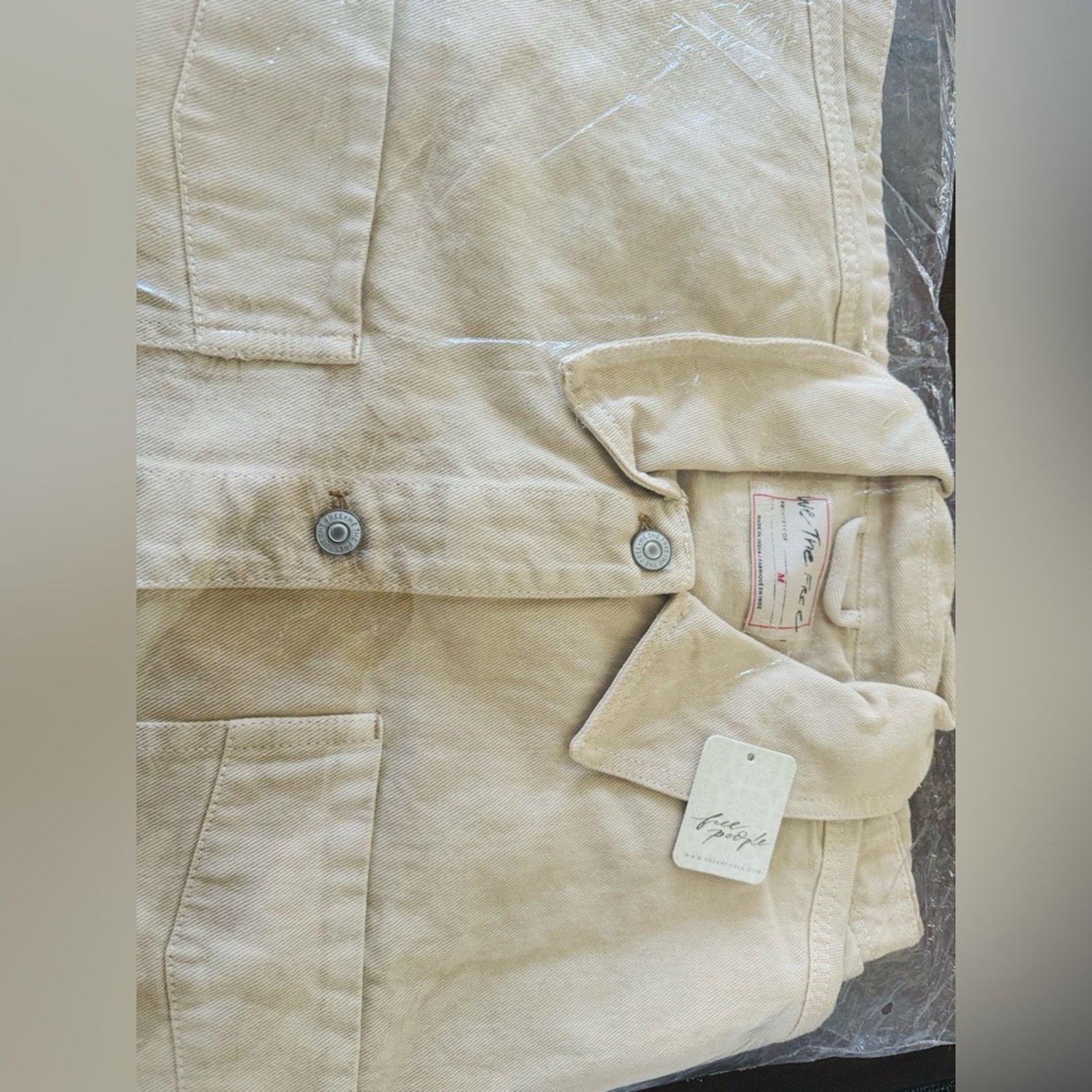 Free People 🎉LAST CHANCE🎉Free People Madison City Twill Jacket Size XL / US 12-14 / IT 48-50 - 6 Thumbnail
