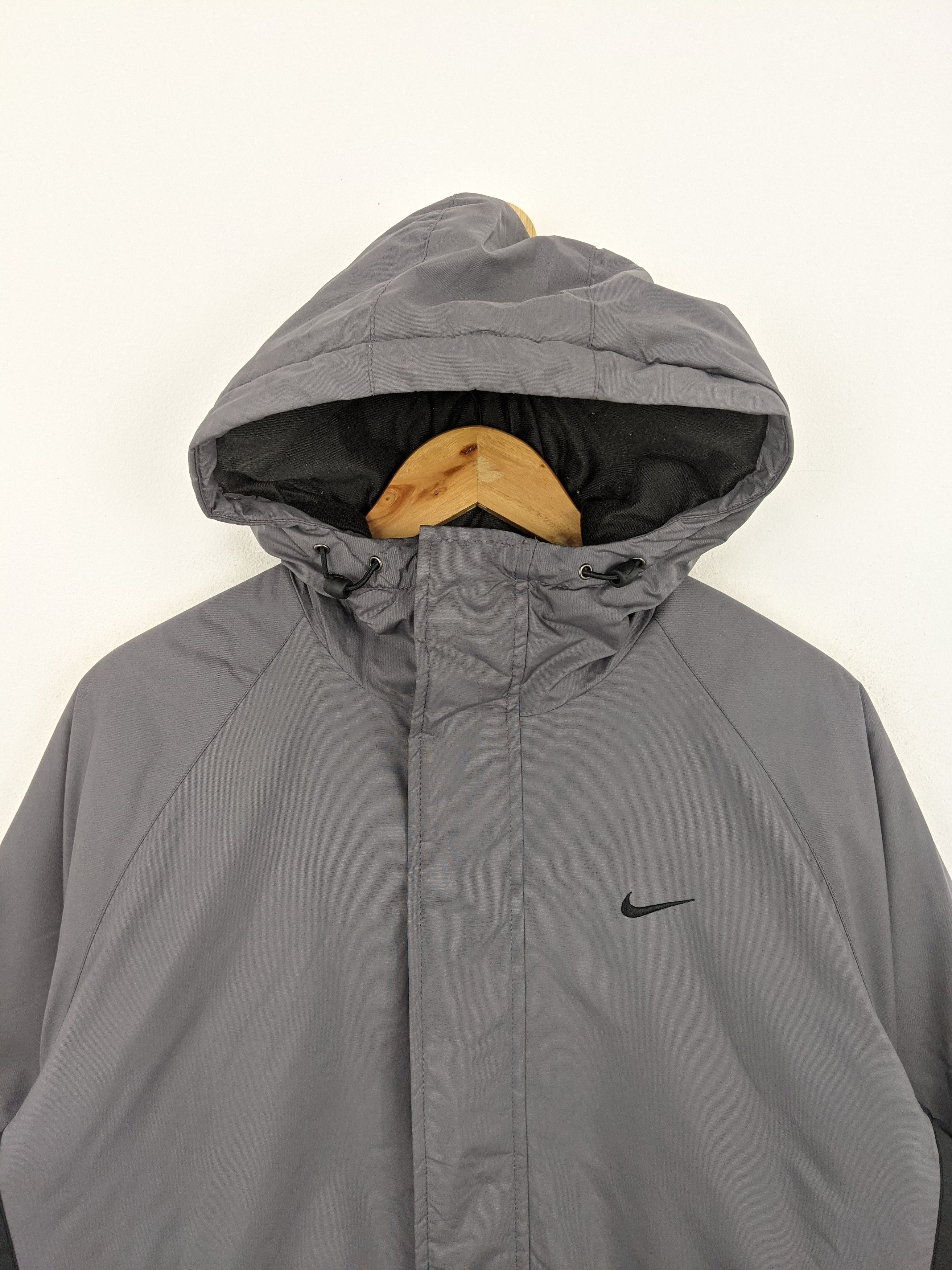 Nike × Vintage Vintage Nike Puffer Long Jacket Size US M / EU 48-50 / 2 - 2 Thumbnail