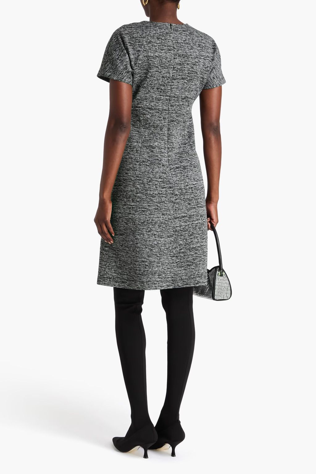 Dolce & Gabbana o1y0825 Mini Dress in Gray Size S / US 4 / IT 40 - 3 Thumbnail