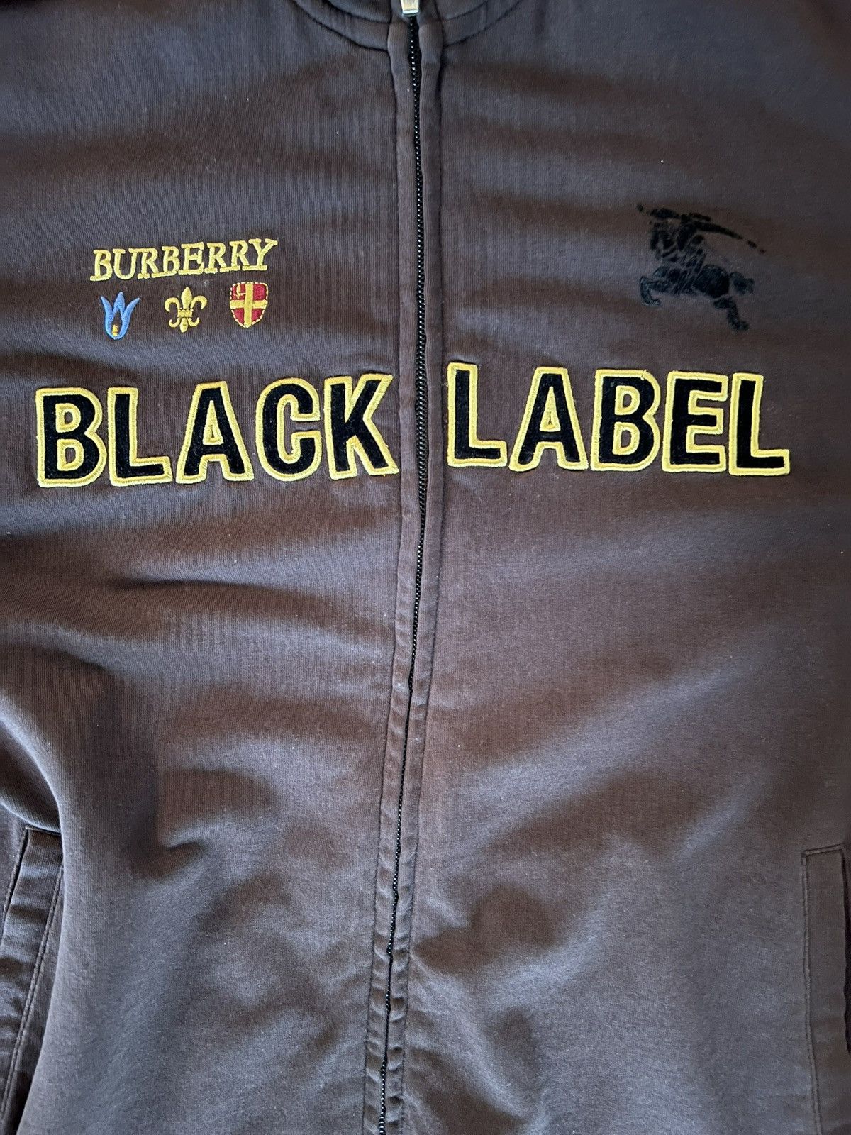 Burberry Vintage Burberry Black Label Track Zip Up Size US M / EU 48-50 / 2 - 3 Thumbnail