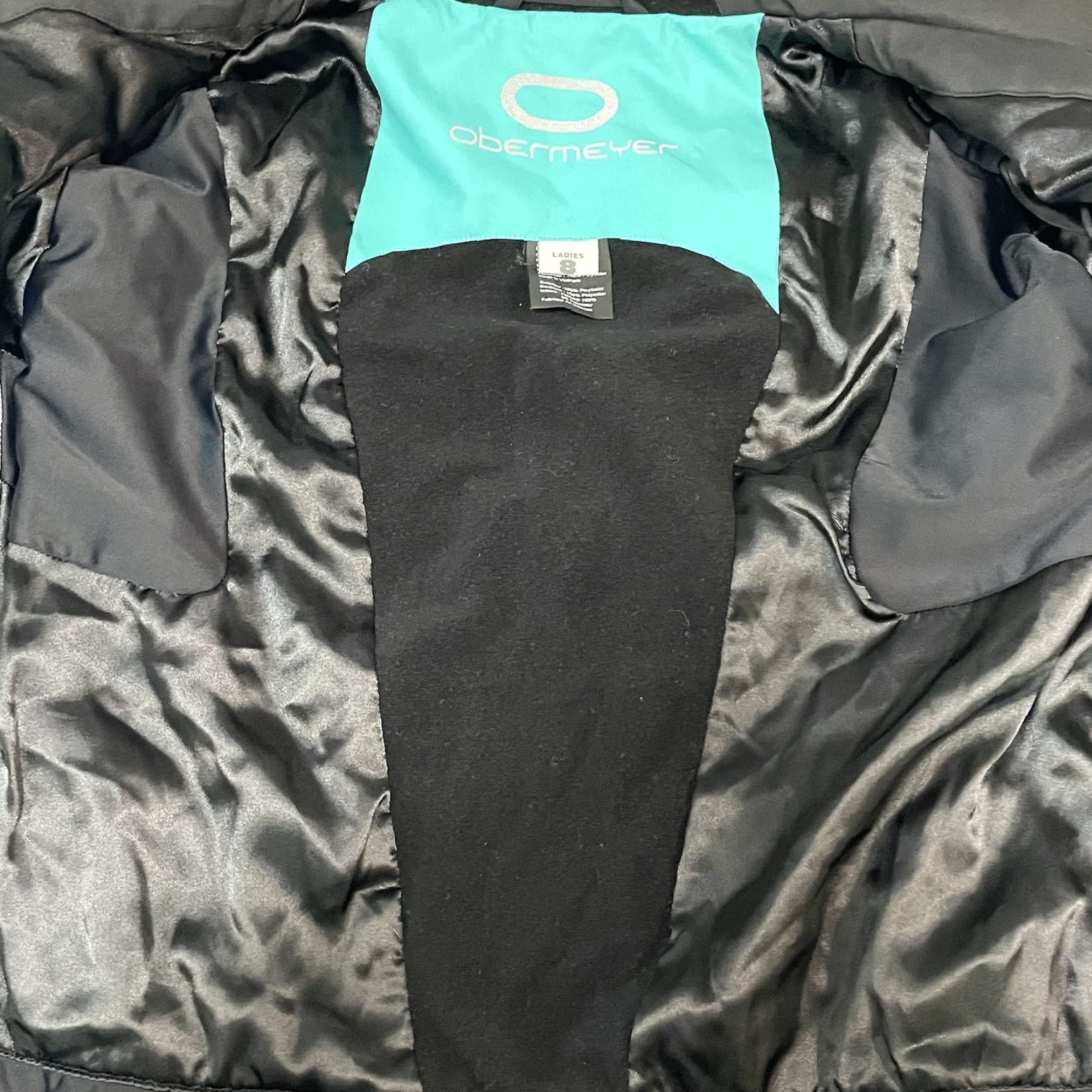 Obermeyer Obermeyer Jacket Women Gray Insulated Zip Pockets Ski Lined Mid-Length Size 8 Size M / US 6-8 / IT 42-44 - 6 Thumbnail