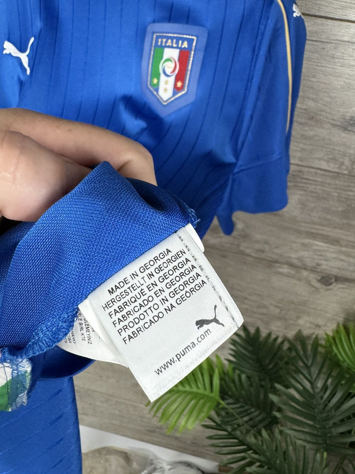 Puma × Vintage PUMA SOCCER JERSEY ITALY 🇮🇹 SIZE M Size US M / EU 48-50 / 2 - 12 Thumbnail