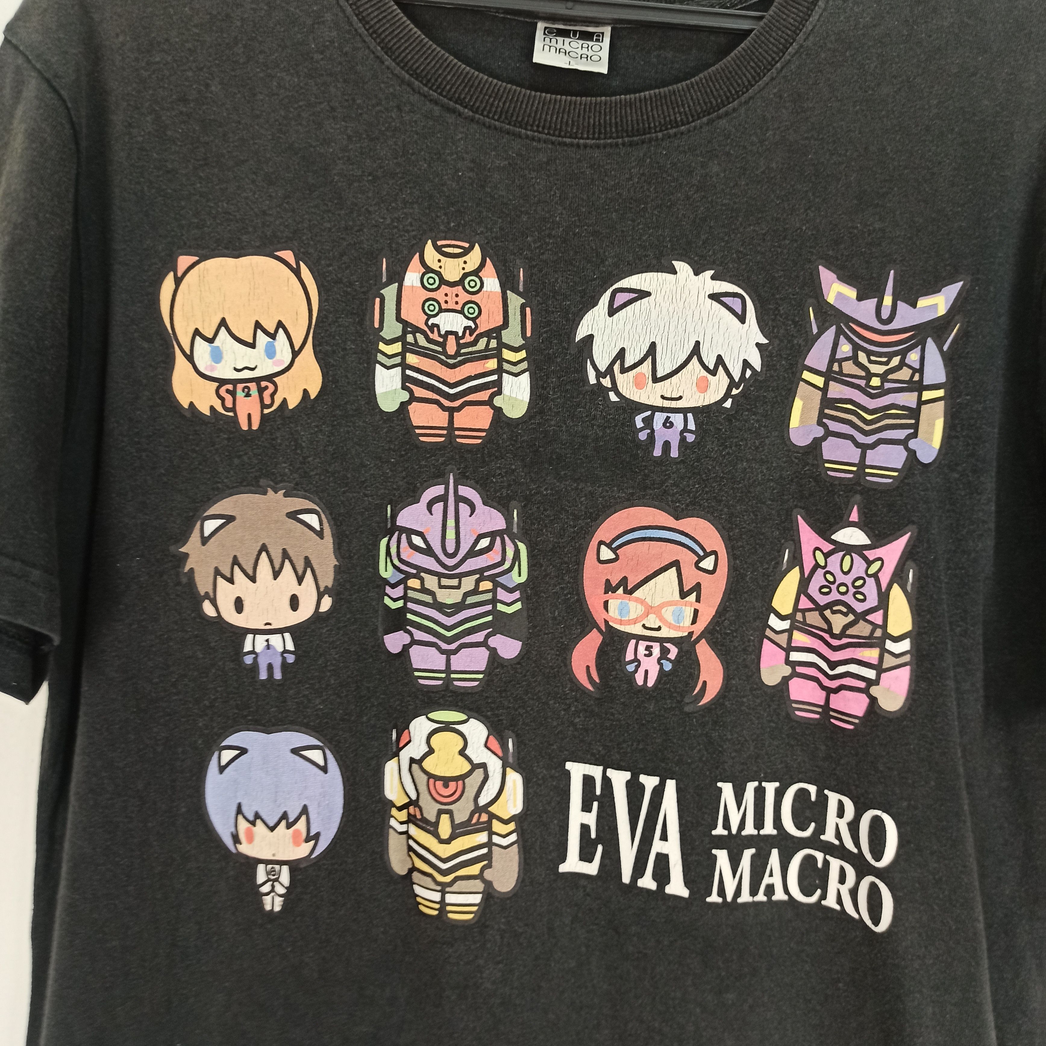 Anime Anime Evangelion EVA Micro Tshirt Faded Colour Size US M / EU 48-50 / 2 - 2 Thumbnail