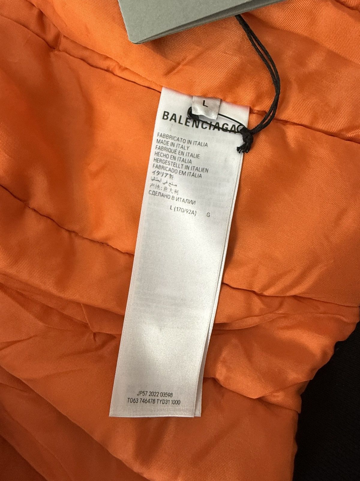 Balenciaga Balenciaga SS23 Runway Shrunk Bomber Jacket Sz.L Size L / US 10 / IT 46 - 7 Thumbnail
