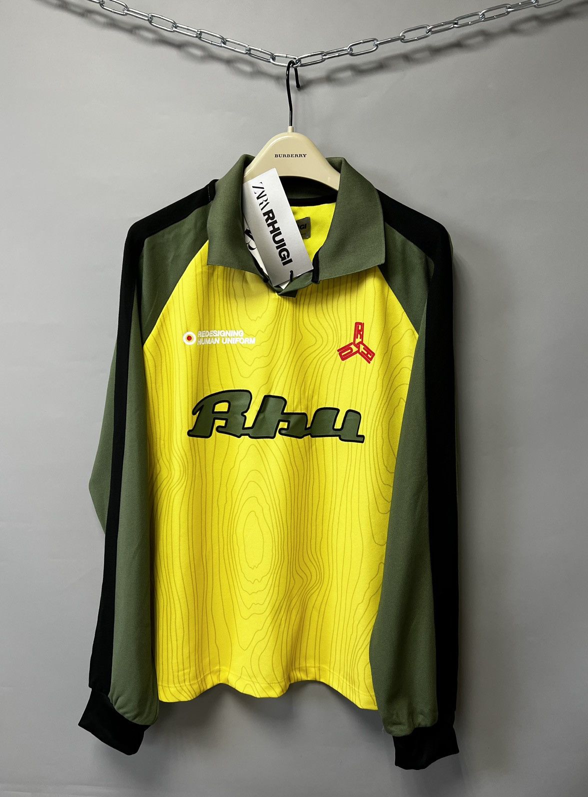 Rhude × Zara RHUDE x Zara NEW Colorblock polo logo long sleeve shirt Size US M / EU 48-50 / 2 - 1 Thumbnail