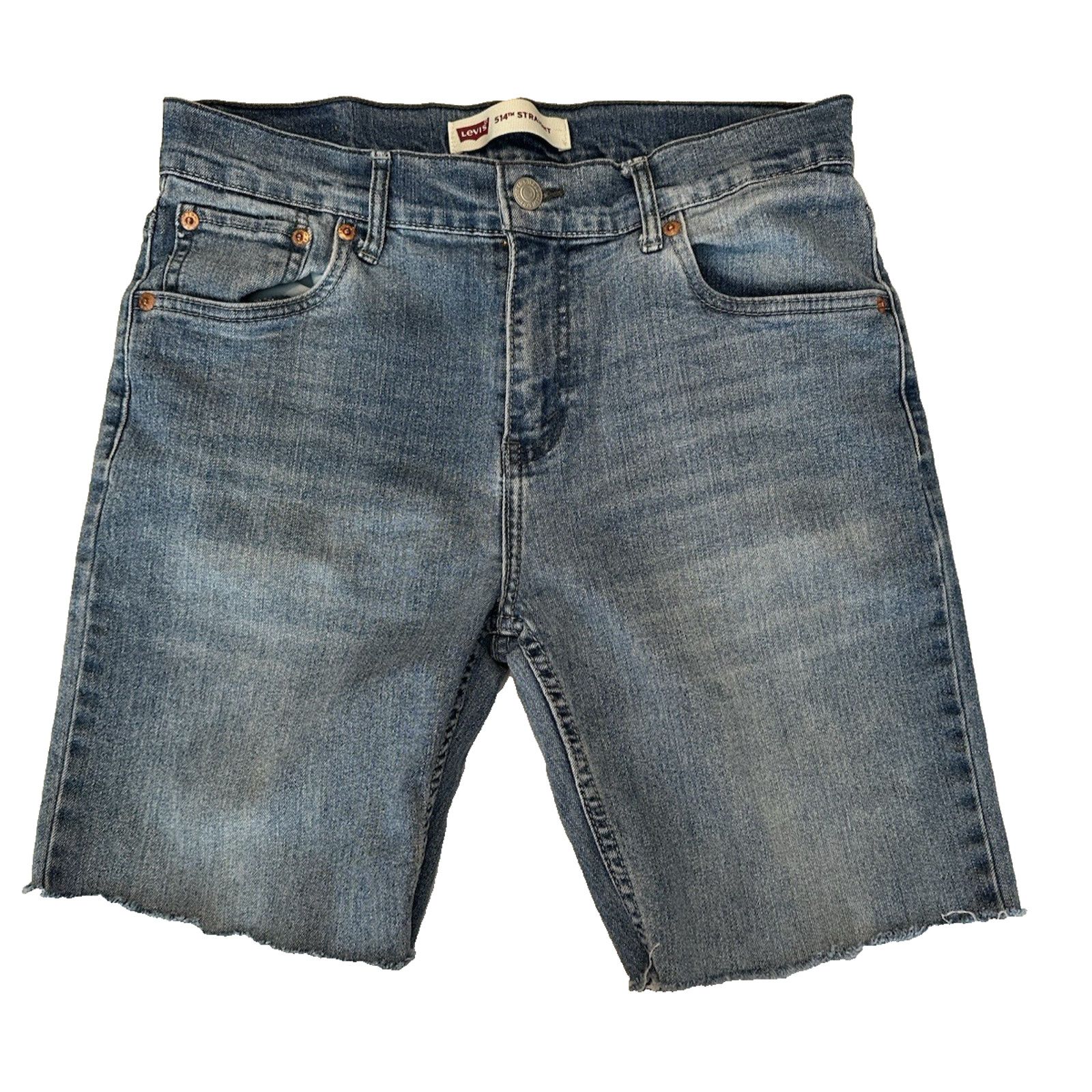 Levi's Levis 514 Denim Cutoff Shorts Sz 18 Reg 29x7.5 Straight Norm Size 30" / US 8 / IT 44 - 1 Thumbnail