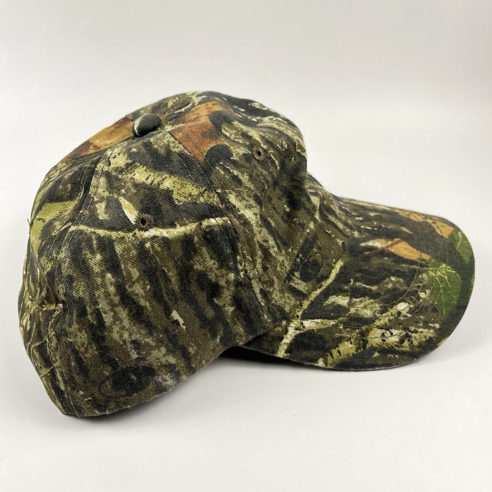 Vintage Mossy Oak Camouflage Hunting Cap Adjustable Hat No Logo Outdoor Cap Men Baseball Cap Strapsback Cotton/Polyester Camouflage Outdoors New Size ONE SIZE - 3 Thumbnail