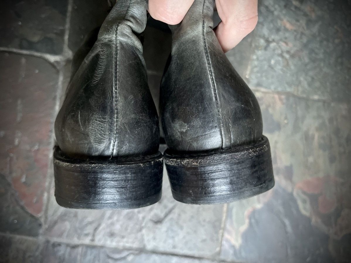 Fiorentini + Baker Fiorentini + Baker ELF Black Distressed Leather Boots Size US 10 / EU 43 - 6 Thumbnail