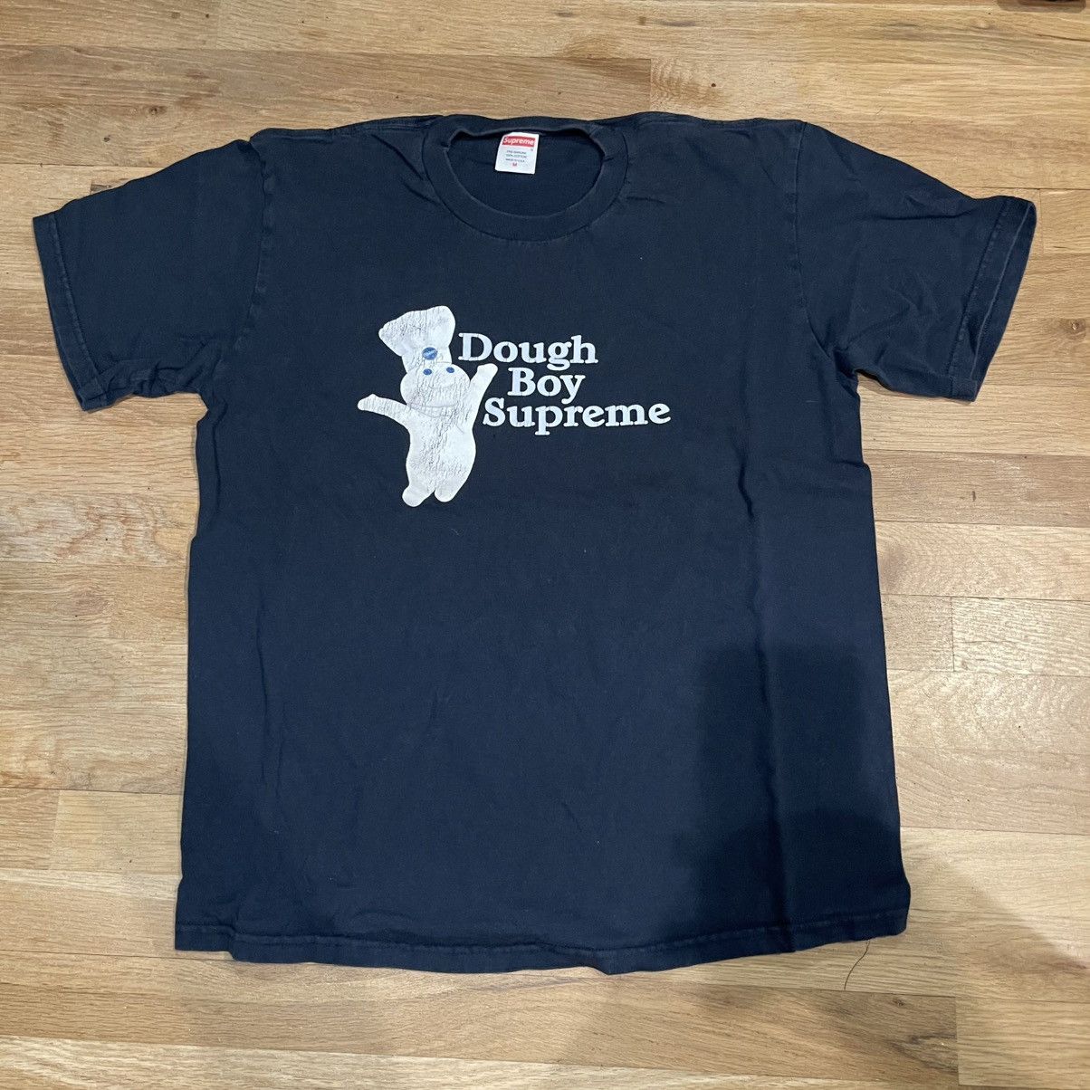 Supreme Dough Boy Supreme T-Shirt Navy | Grailed
