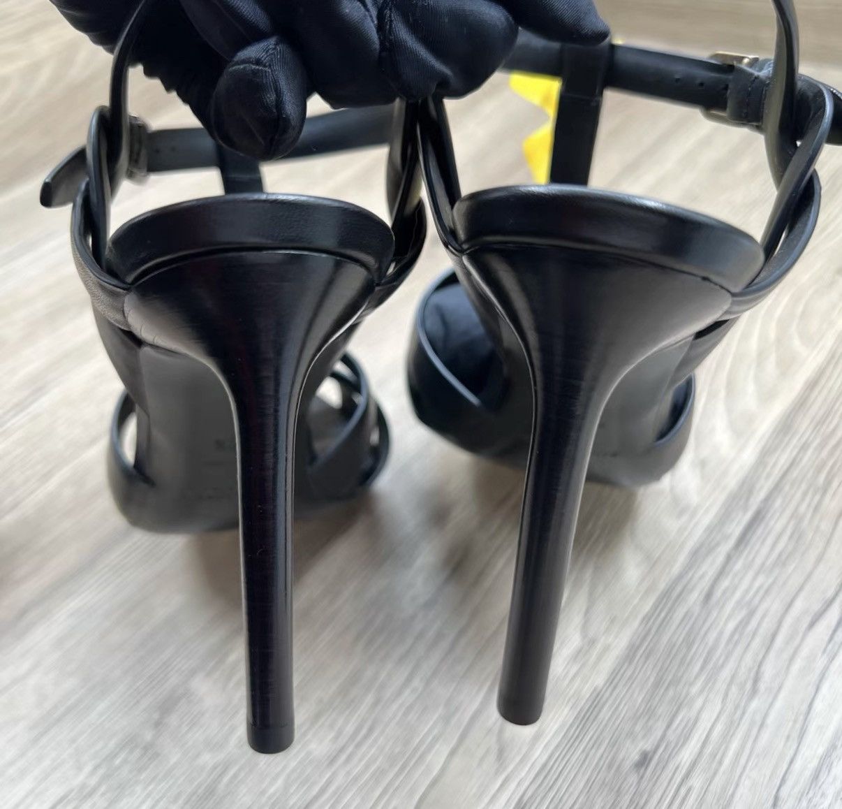 Saint Laurent Paris Saint Laurent SLP Black High Heels J41 Size US 6.5 / IT 36.5 - 7 Thumbnail