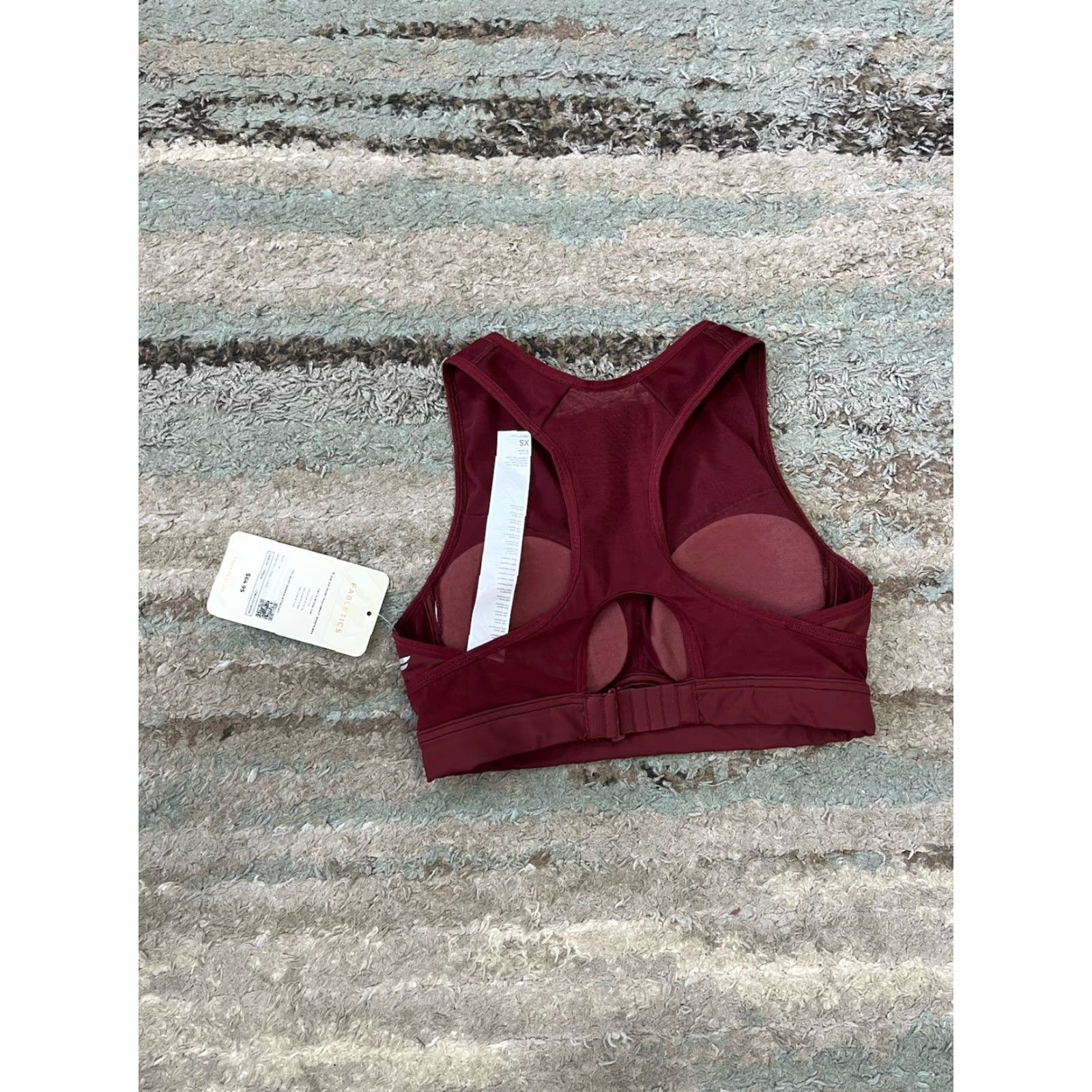 Fabletics Fabletics Sports Bra Blare Zip Front High Impact Rust Womens XS - New With Tags Size ONE SIZE - 2 Thumbnail
