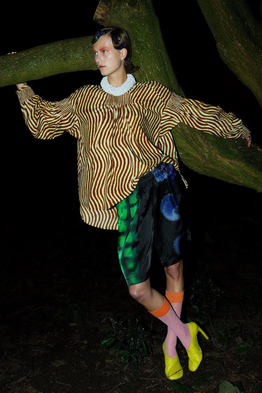 Dries Van Noten Dries Van Noten Printed Shirt Dress 38 98 new Size XS / US 0-2 / IT 36-38 - 2 Thumbnail