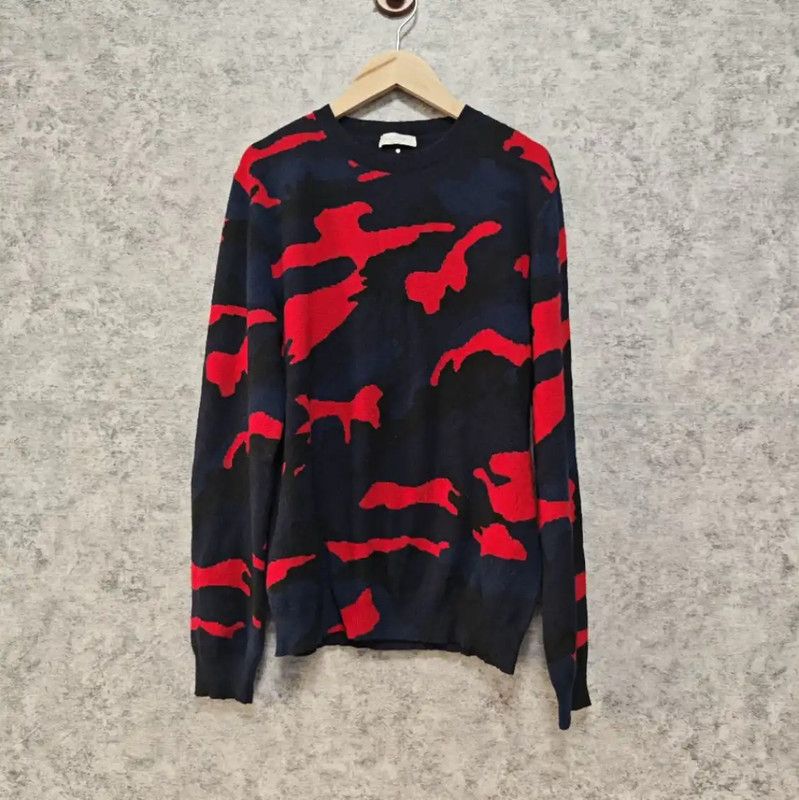 Valentino Valentino Red Wool Sweater for Women 0089 Size M / US 6-8 / IT 42-44 - 1 Thumbnail
