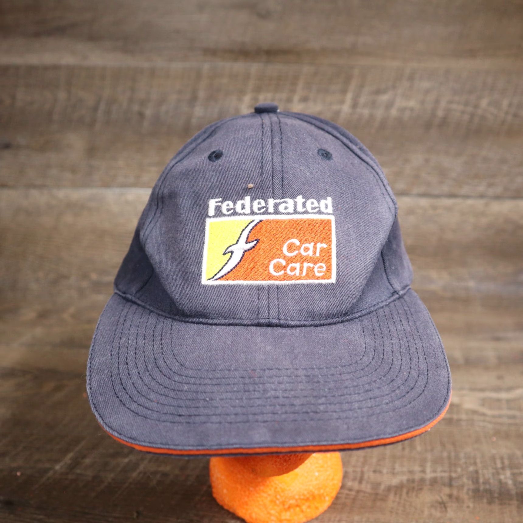 Vintage Federated Car Care Hat Baseball Mens Adjustable Blue Camouflage Cotton Adult Cap Size ONE SIZE - 2 Thumbnail