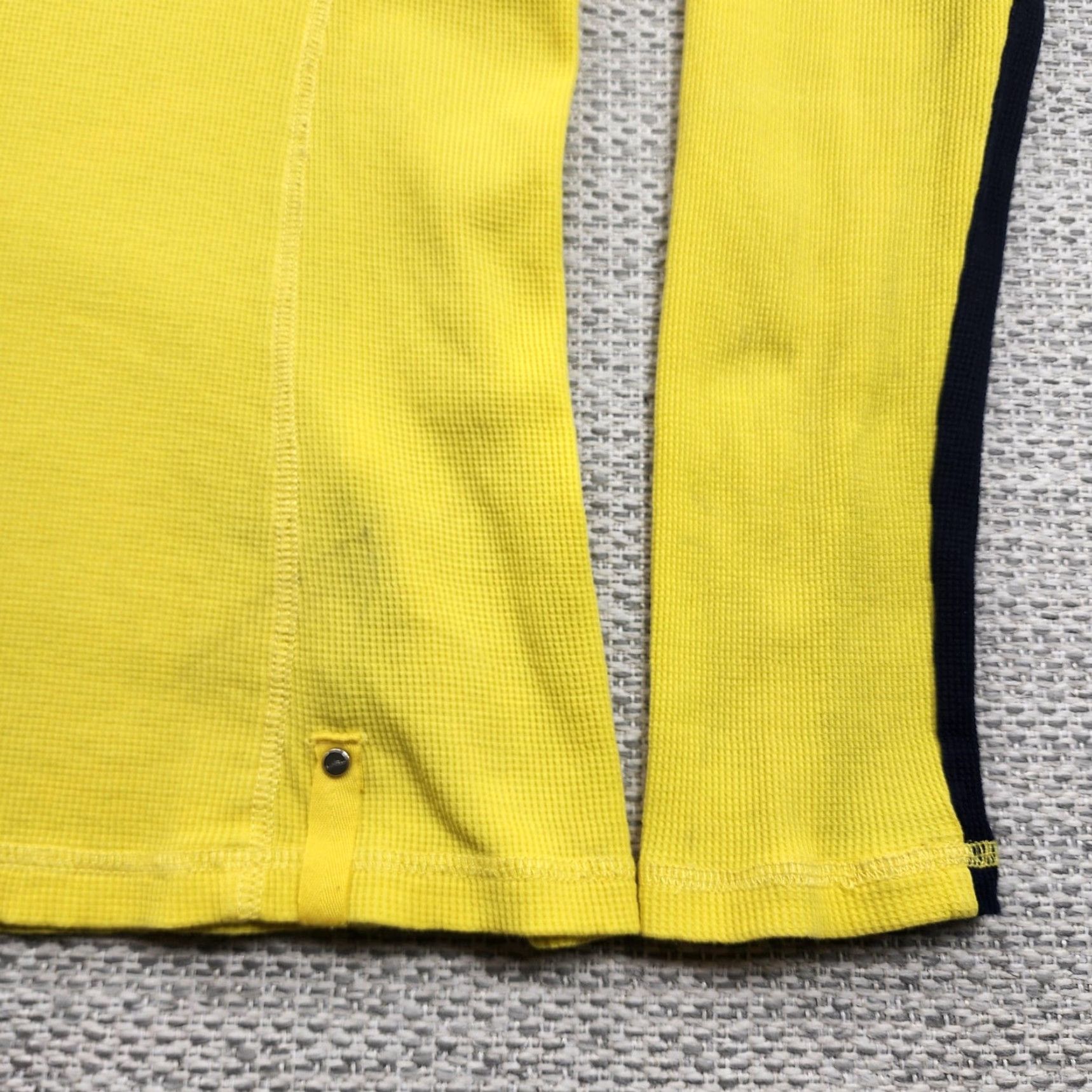 Ralph Lauren Lauren Ralph Lauren Thermal Shirt Womens XL Yellow Quarter Zip Lauren Active Size XL / US 12-14 / IT 48-50 - 2 Thumbnail