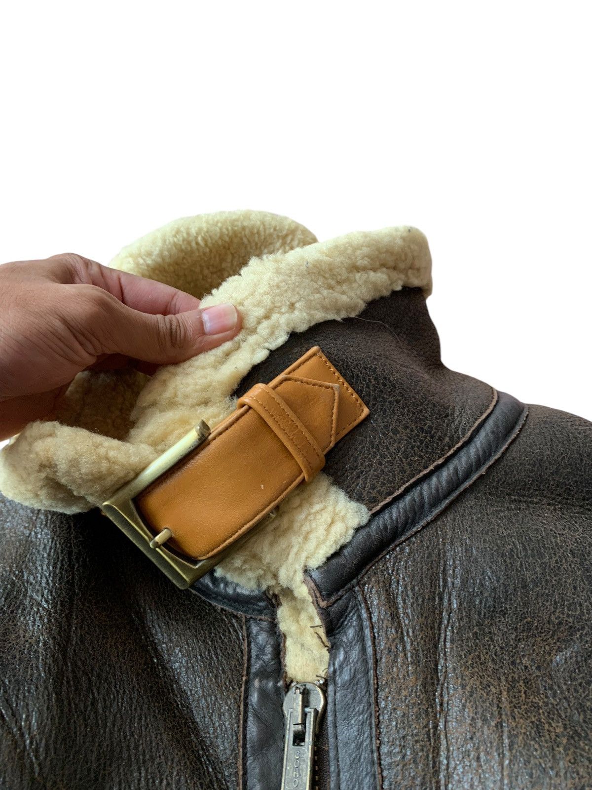 Avirex 🔥VTG KONVOY SHEEPSKIN COATS LEATHER TYPE B-3 Size US XL / EU 56 / 4 - 4 Thumbnail