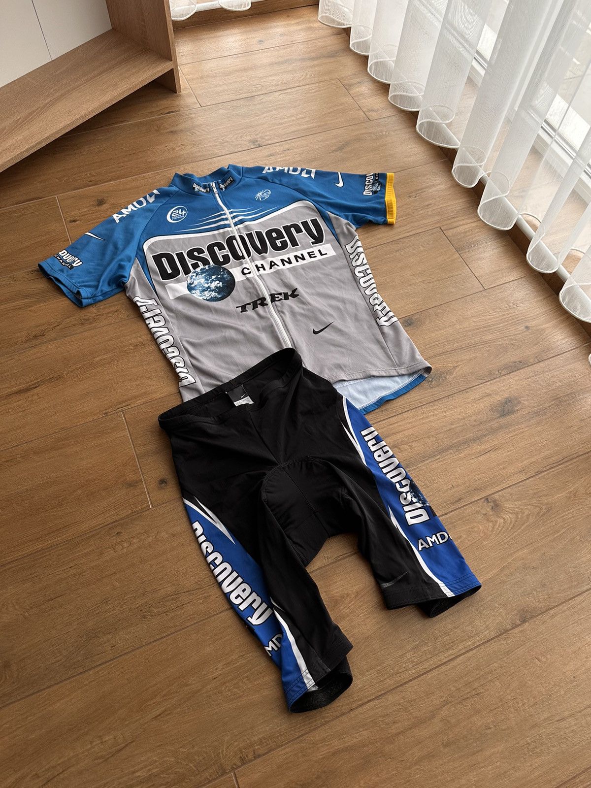 Bicycle × Nike × Vintage Vintage Nike Discovery AMD Trek Cycling Set Size US XL / EU 56 / 4 - 2 Thumbnail
