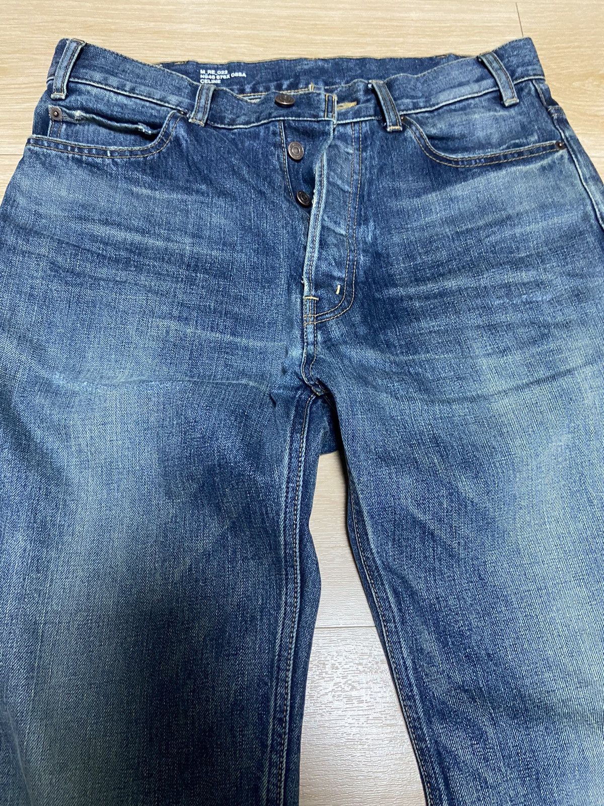Celine × Hedi Slimane 29 Celine midnight sapphire Wesley denim pants jeans Size US 29 - 4 Thumbnail