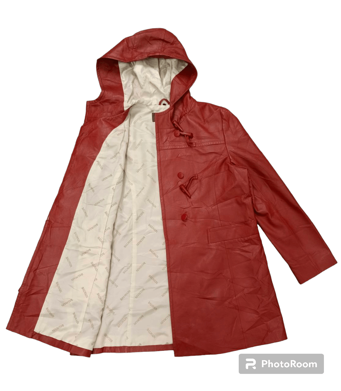 Balmain BALMAIN PARIS LEATHER LONG JACKET Size M / US 6-8 / IT 42-44 - 1 Thumbnail