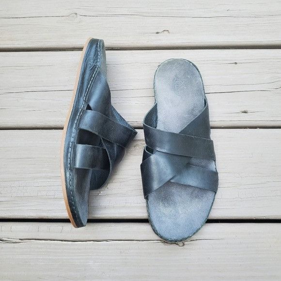 Chaco Chaco Wayfarer Black Leather Crisscross Strap Jesus Sandal Size US 11 / IT 41 - 2 Thumbnail