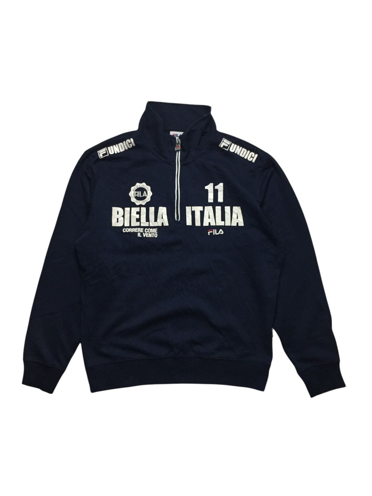 Fila Fila Half Zipper Sweat Size US M / EU 48-50 / 2 - 1 Thumbnail