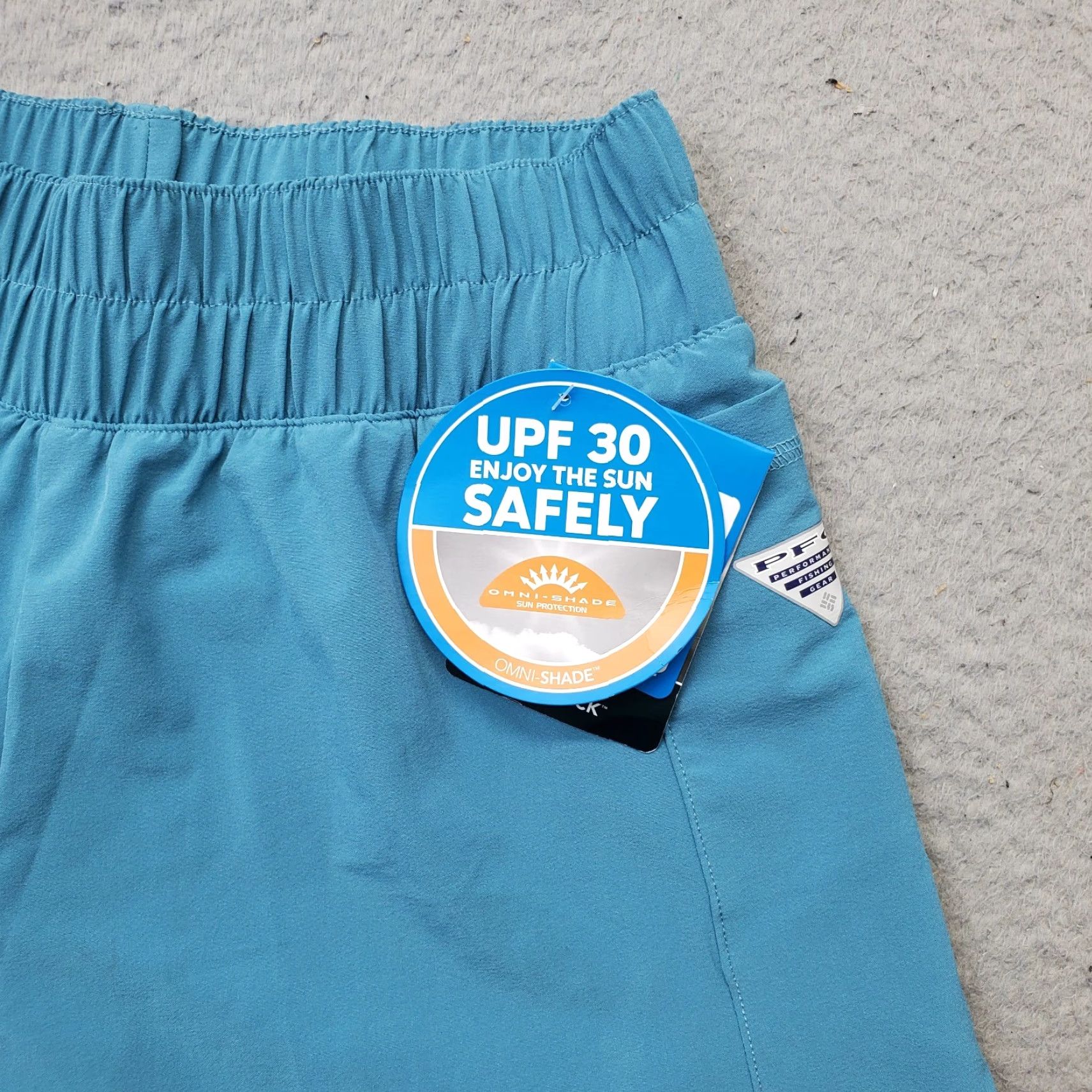 Vintage Columbia Womens Tidal Light Lined Shorts XS Blue UPF 30 Pull-On Size 26" / US 2 / IT 38 - 3 Thumbnail