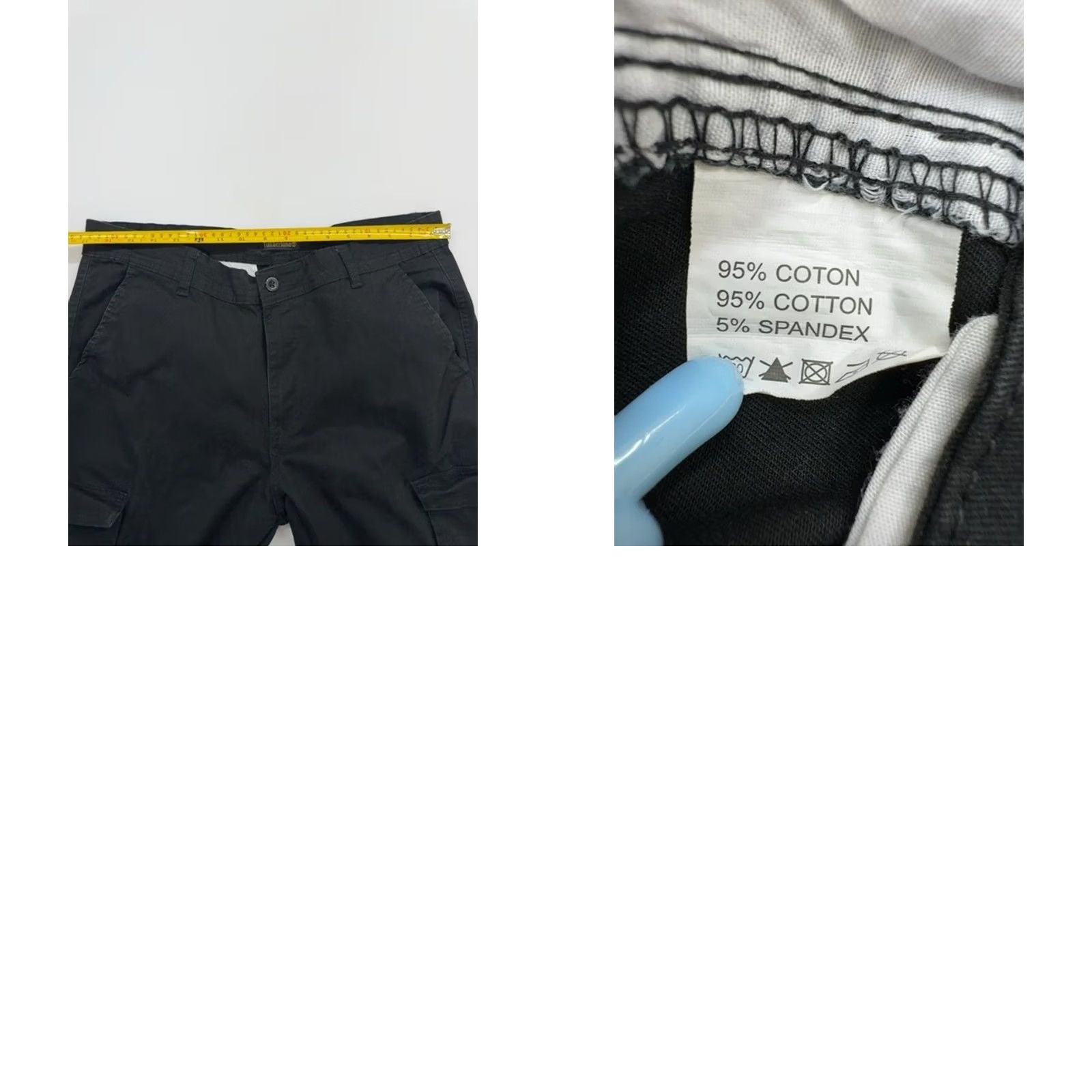 Timberland Timberland Cargo Pants 36 Regular Black Denim Button - Boys Pants 36 Reg Black Timberland Cargo Pants Size US 36 / EU 52 - 8 Thumbnail