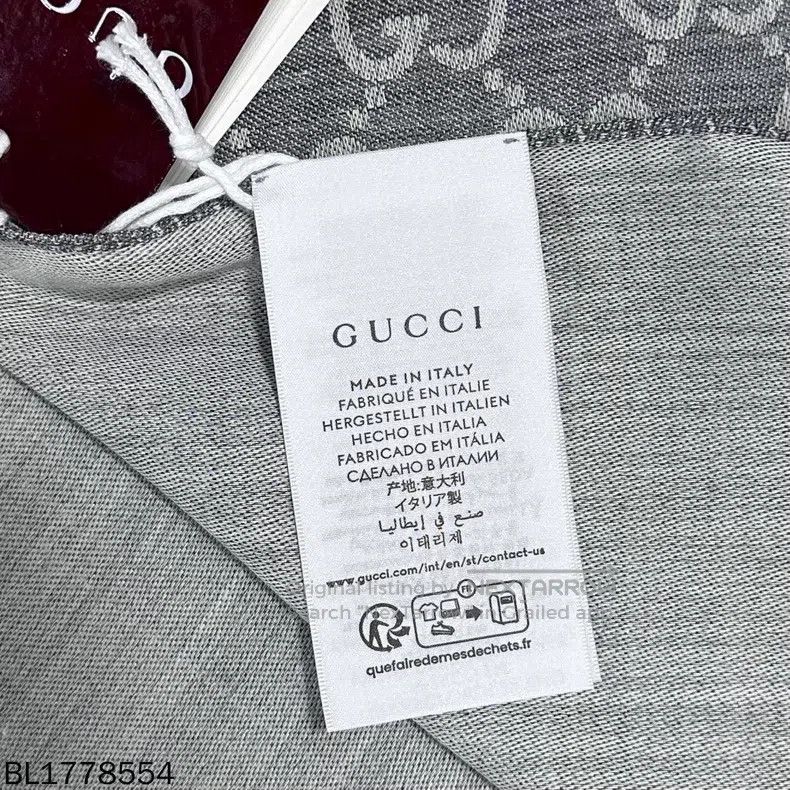 Gucci Gucci Gray old flower printed scarf Size ONE SIZE - 6 Thumbnail