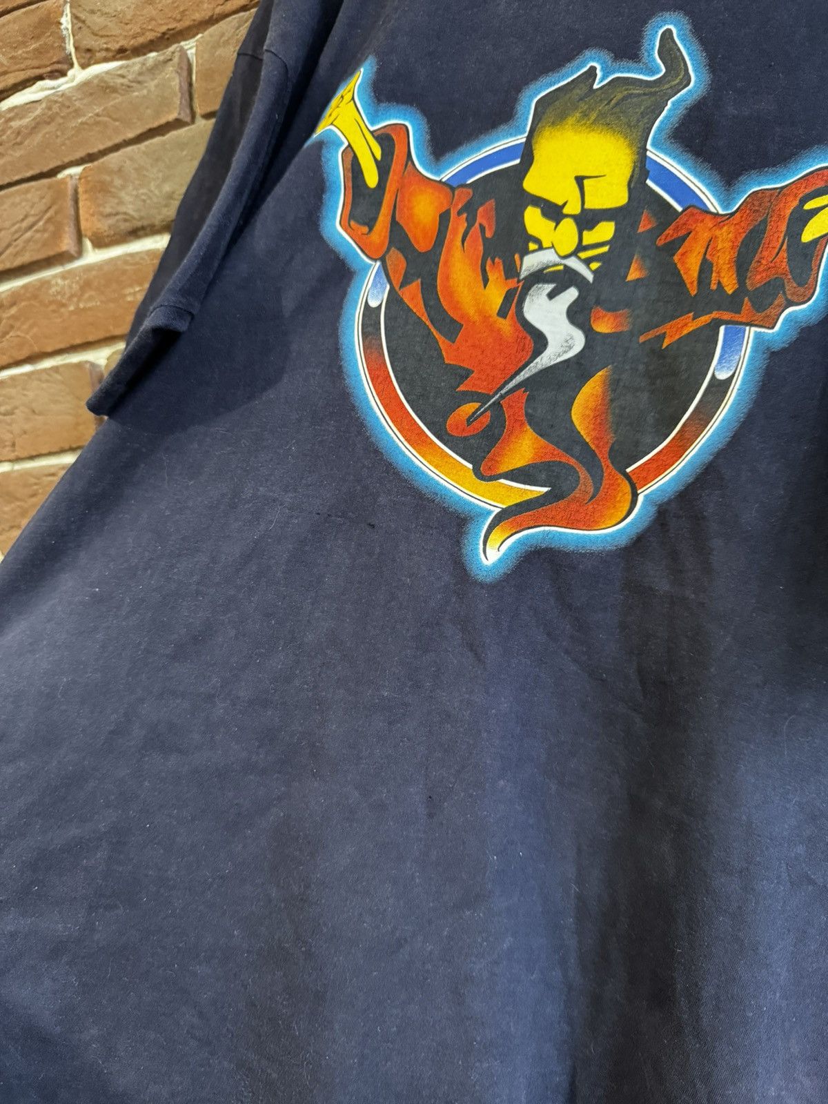 Band Tees Rare Vintage 1996 Thunderdome Wizard Gabber Band Tshirt Size US L / EU 52-54 / 3 - 5 Thumbnail