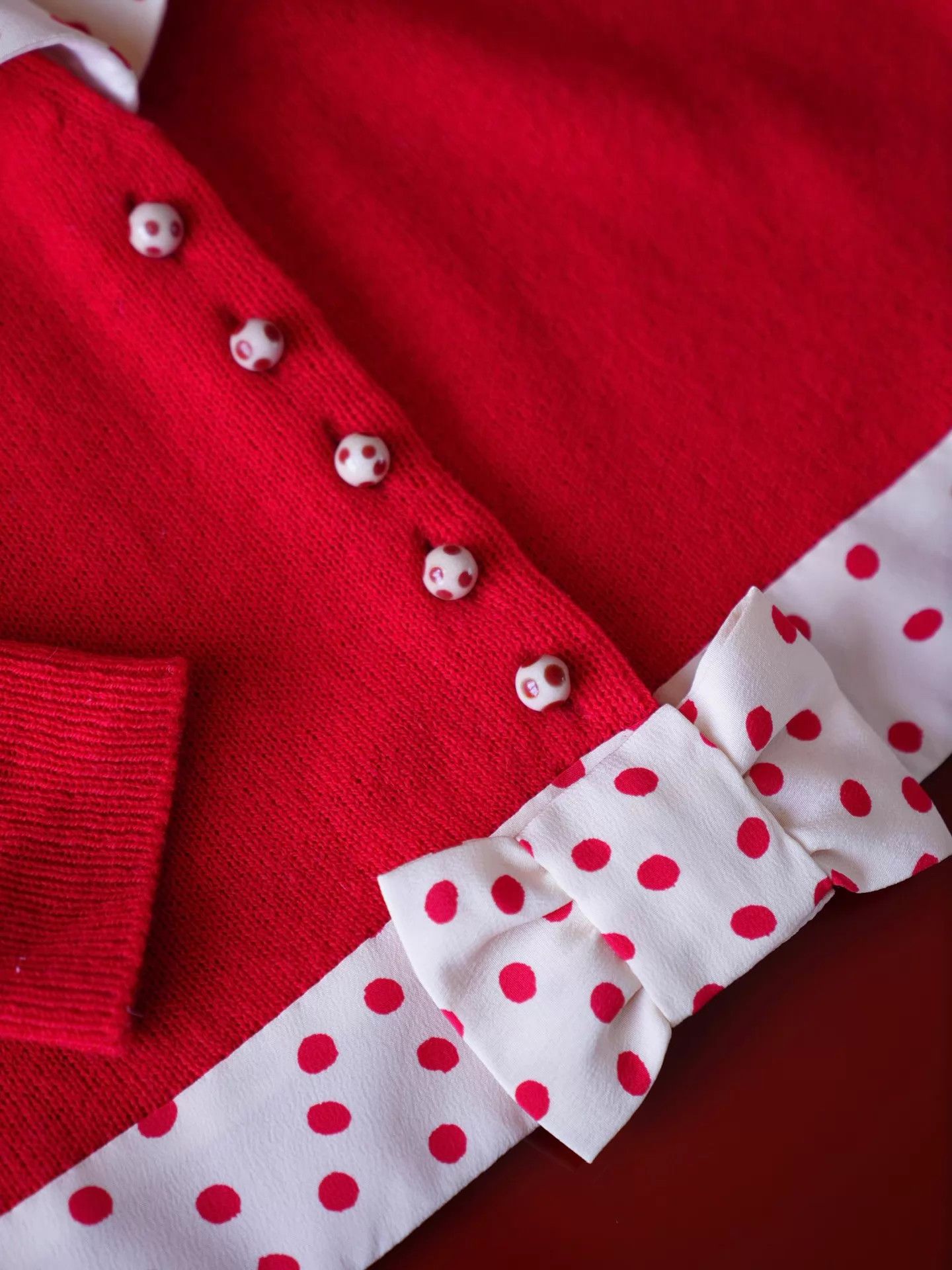 Louis Vuitton LV x Yayoi Kusama Watermelon Red Polka Dot Ladybug Buttons S Size S / US 4 / IT 40 - 3 Thumbnail