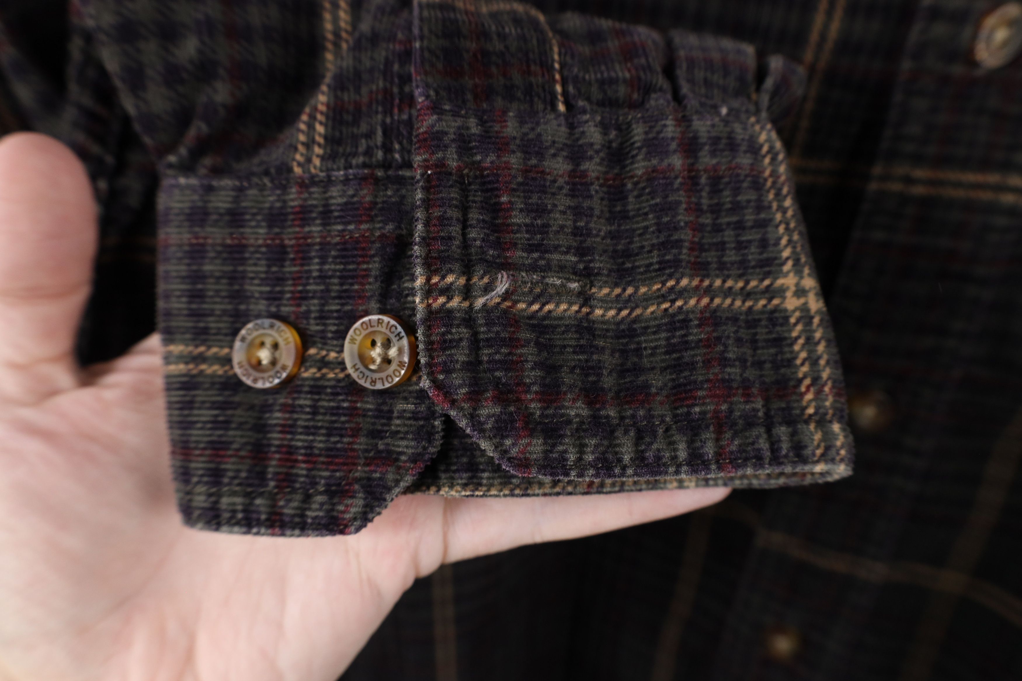 Vintage × Woolrich Woolen Mills Vintage 90s Woolrich Collared Button Down Shirt Plaid Size US XXL / EU 58 / 5 - 5 Thumbnail