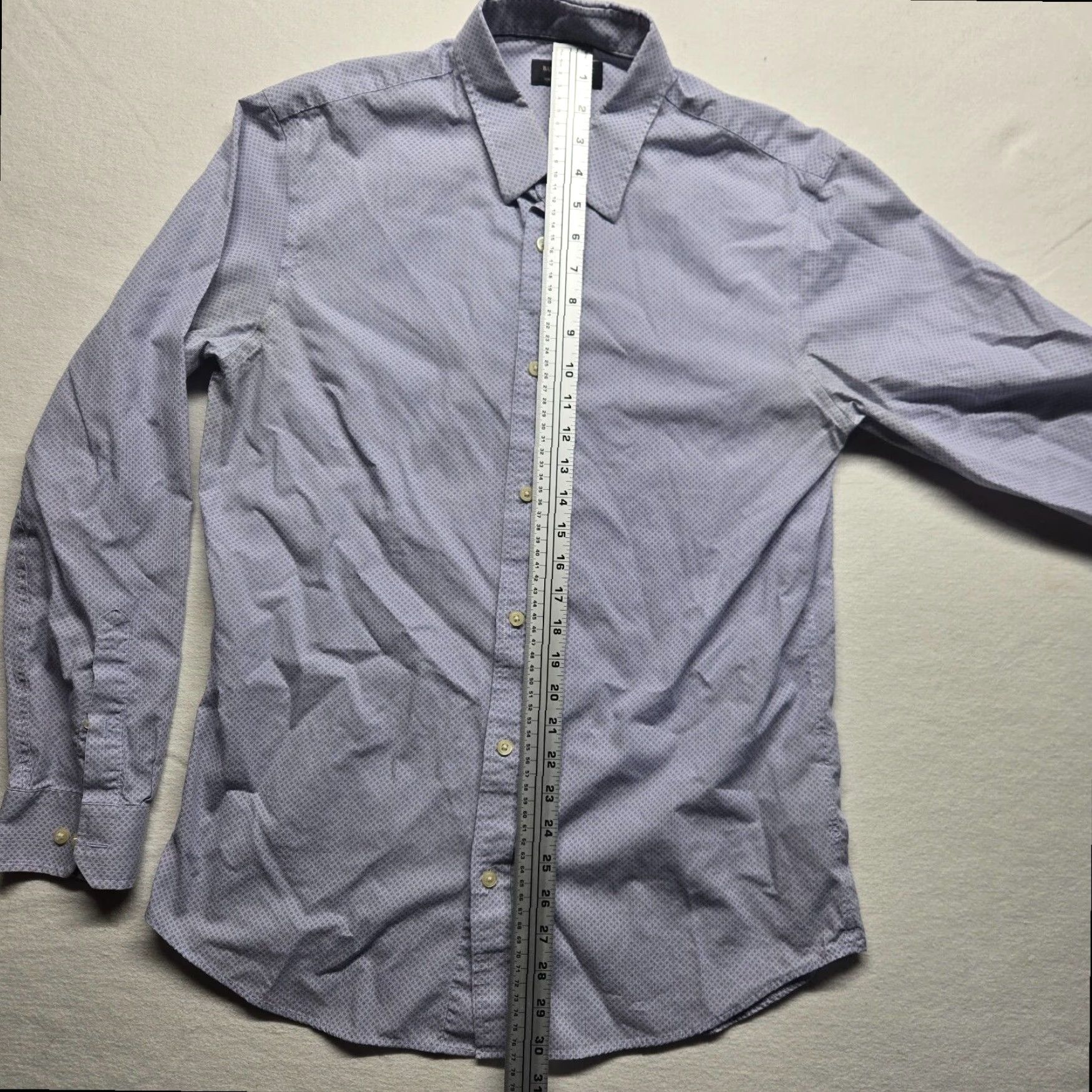 Banana Republic Banana Republic Blue Long Sleeve Button Up Dress Shirt Adult Men Large Size US L / EU 52-54 / 3 - 6 Thumbnail