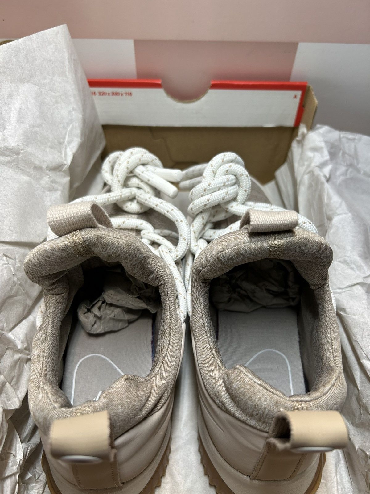 Nike Size 7- Nike City Loop Running Shoes Desert Sand White-Gum Size US 7 / IT 37 - 4 Thumbnail