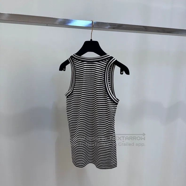 Brunello Cucinelli Brunello Cucinelli Striped Vest T-Shirt Size XS / US 0-2 / IT 36-38 - 2 Thumbnail