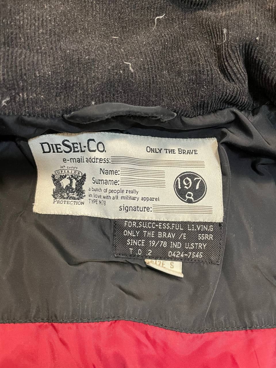 Diesel Vintage Diesel Jacket Men’s 90s Rare Heavy Jacket Hooded Size US S / EU 44-46 / 1 - 12 Thumbnail