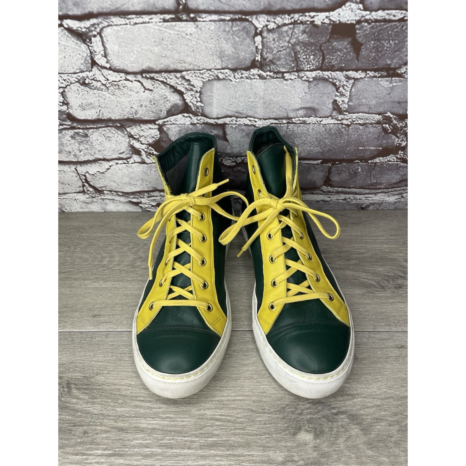 Renzo Cardoni RENZO DERBY Elijah John Yarra (PH) Aevolo Green Leather Yell Size US 9 / IT 39 - 15 Thumbnail