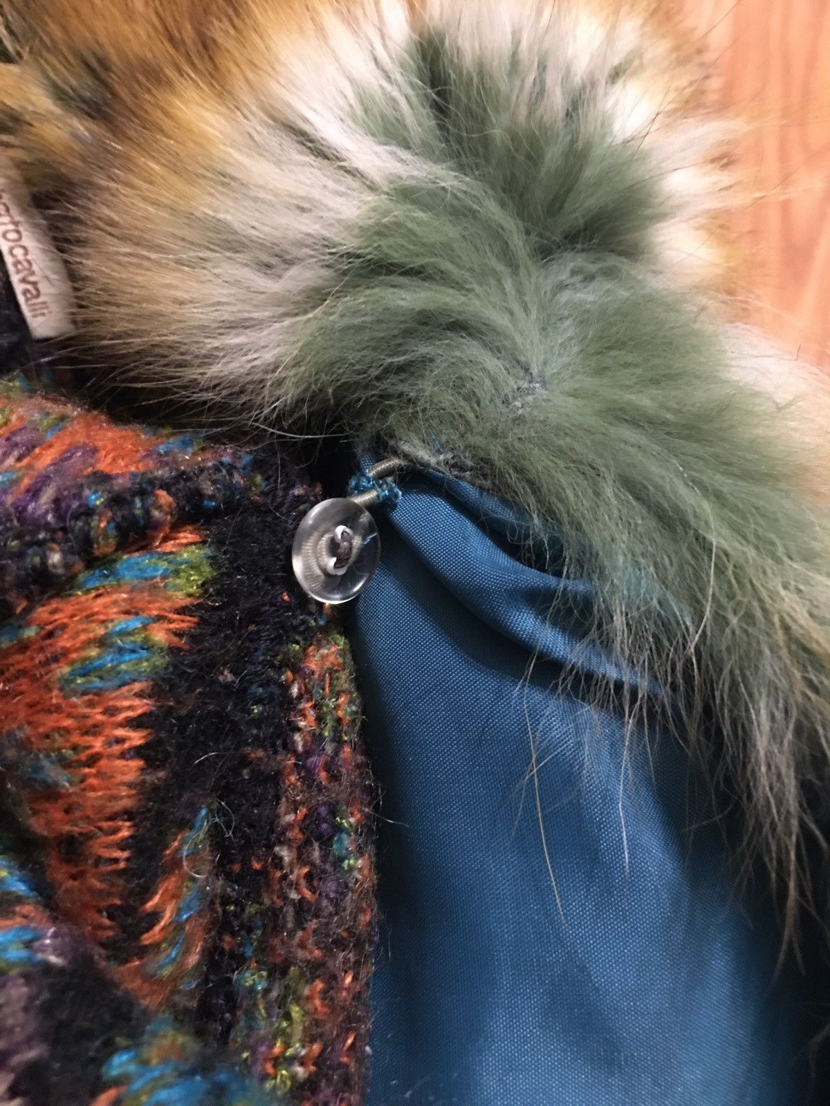 Roberto Cavalli Roberto Cavalli Rare Vintage Knit Coat Cardigan Fox Fur Sz S Size S / US 4 / IT 40 - 10 Thumbnail