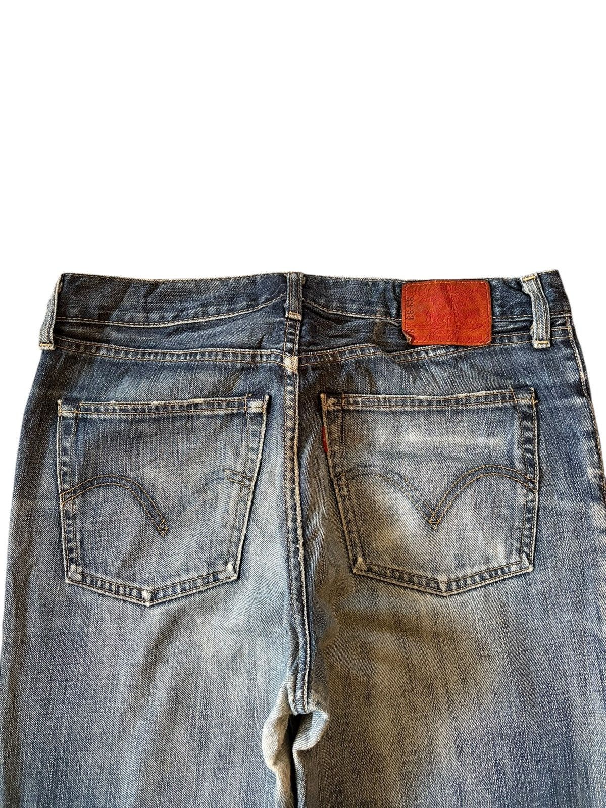 Levi's Vintage 90s Levis 502 Mud Wash Distress Baggy Jeans Size US 31 - 4 Thumbnail