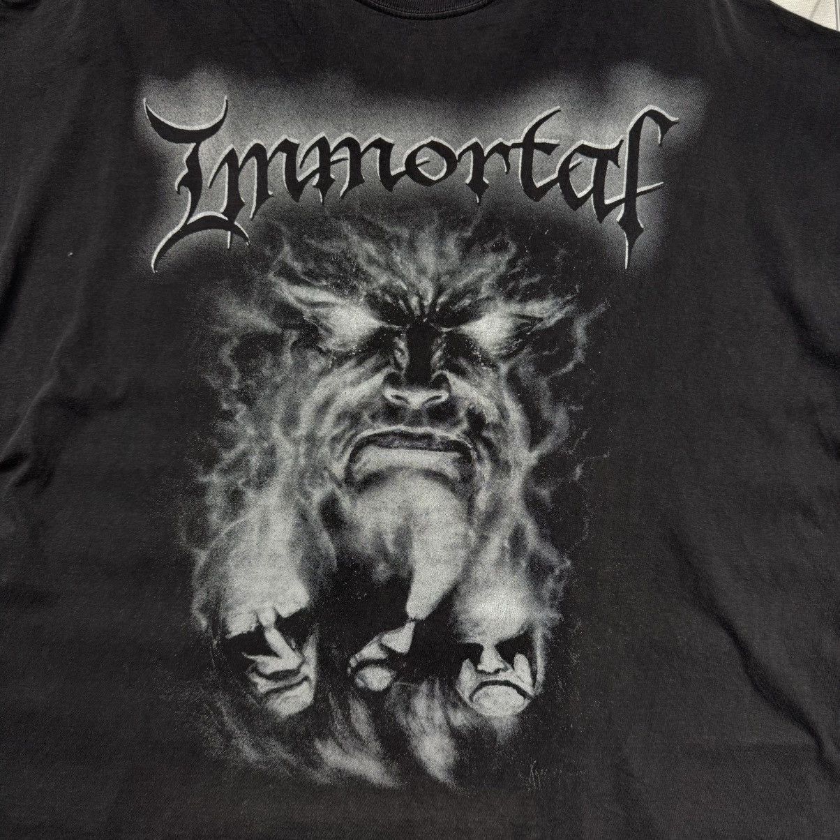 Vintage Vintage Immortal Unholy Forces of Evil 90s Washed Metal Tee Size US XL / EU 56 / 4 - 10 Thumbnail