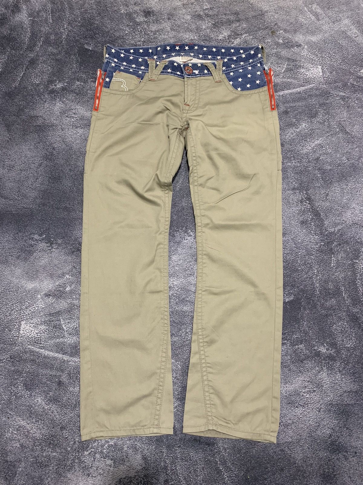 Japanese Brand Double waist chinos bluemoon japanese brand Size 28" / US 6 / IT 42 - 1 Thumbnail