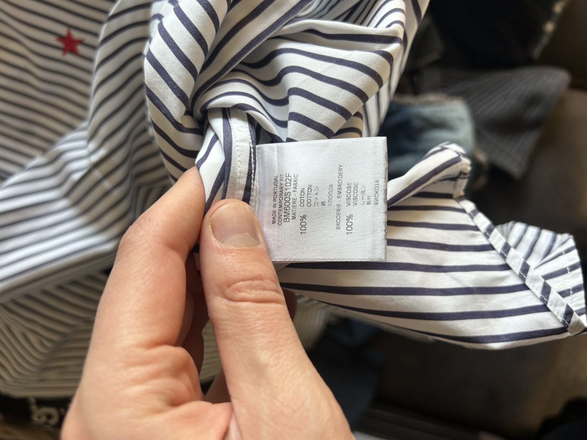 Givenchy Givenchy Striped Shirt with Star Detail Size US L / EU 52-54 / 3 - 10 Thumbnail