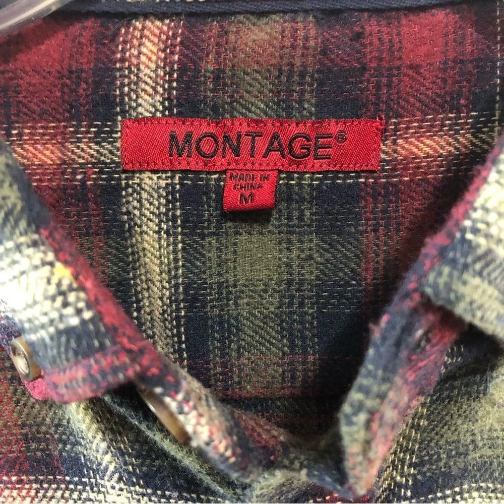 Other green plaid flannel fleece lumberjack button down shirt sz M Size US M / EU 48-50 / 2 - 5 Thumbnail