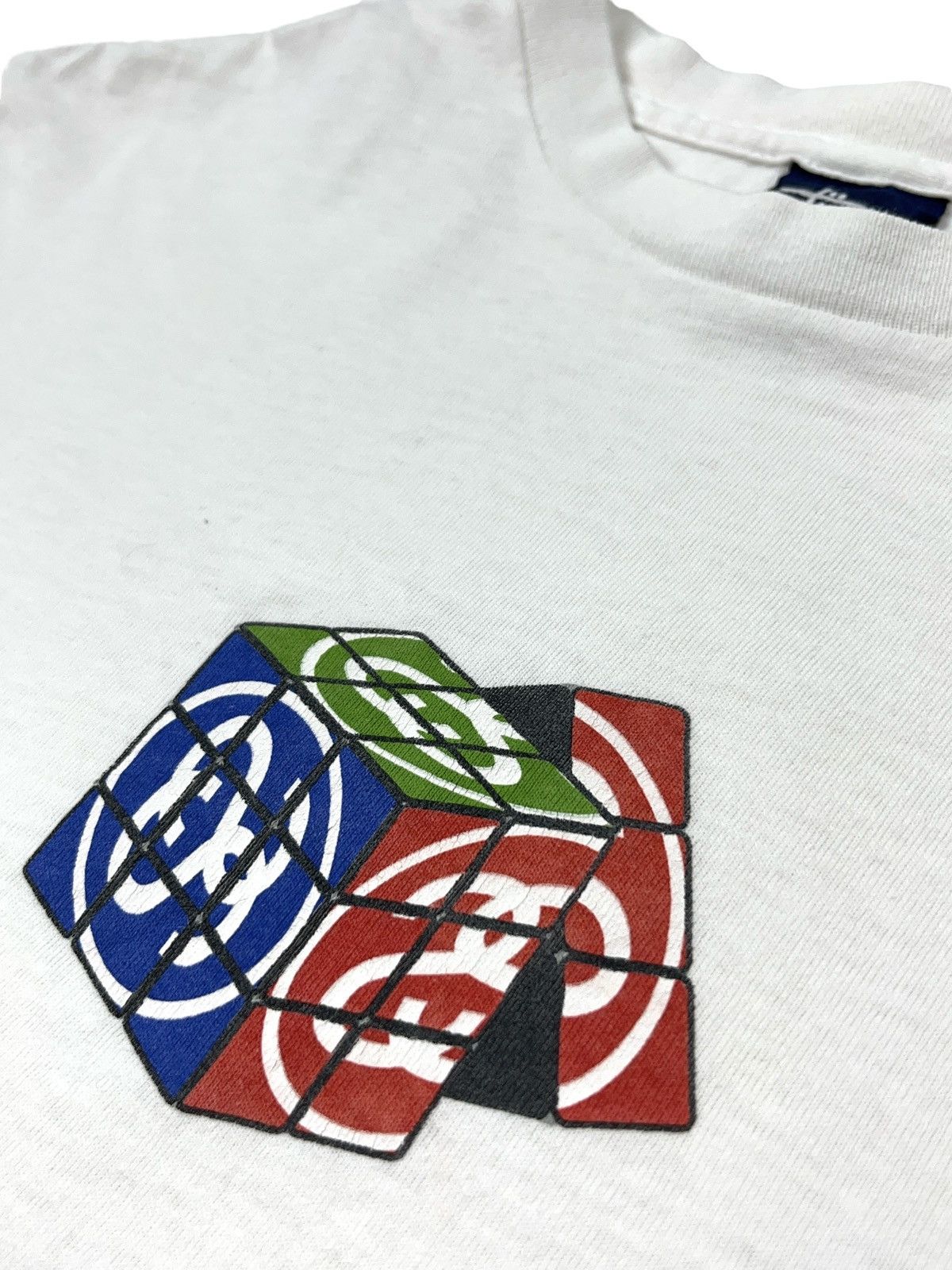 Stussy Vintage 90s Stussy Rubick’s Cube Made in USA T-shirt Size US S / EU 44-46 / 1 - 5 Thumbnail