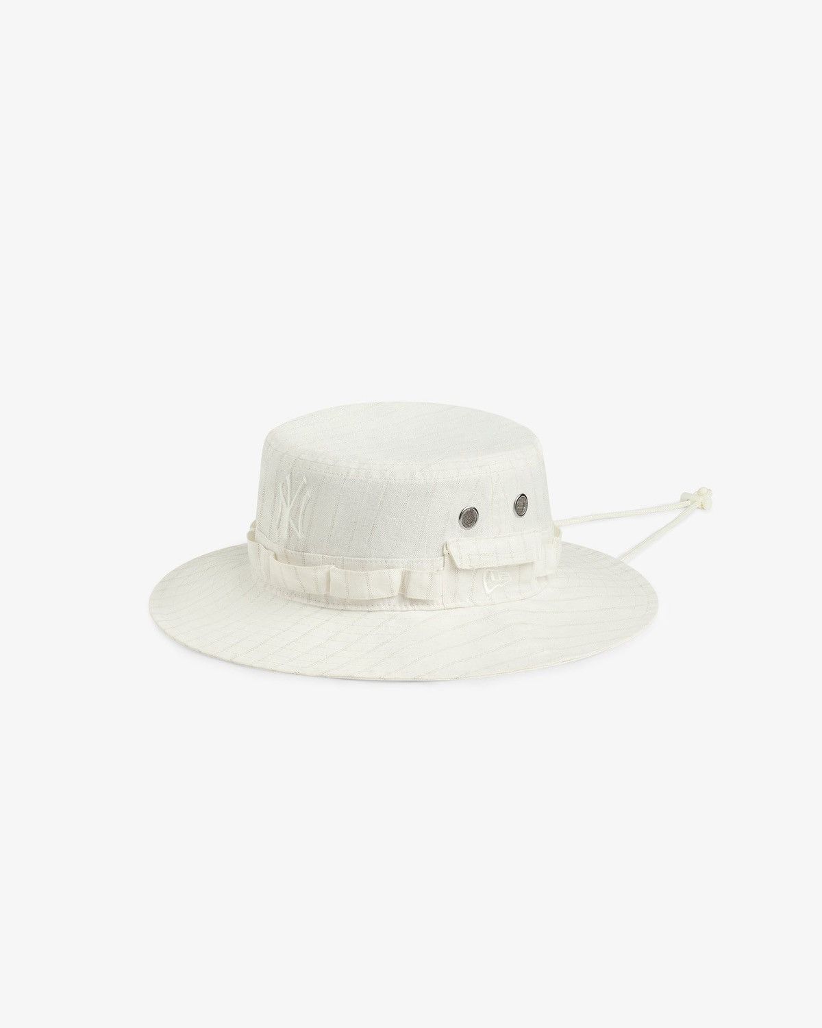 Aime Leon Dore Aime Leon Dore ALD / New Era Yankees Striped Linen Bucket Size ONE SIZE - 1 Thumbnail
