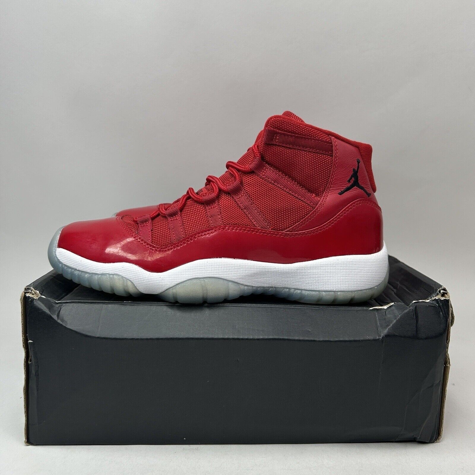 Jordan Brand Nike Air Jordan 11 XI Retro GS “Win Like 96/Gym Red” 2023 Size US 8.5 / IT 38.5 - 6 Thumbnail