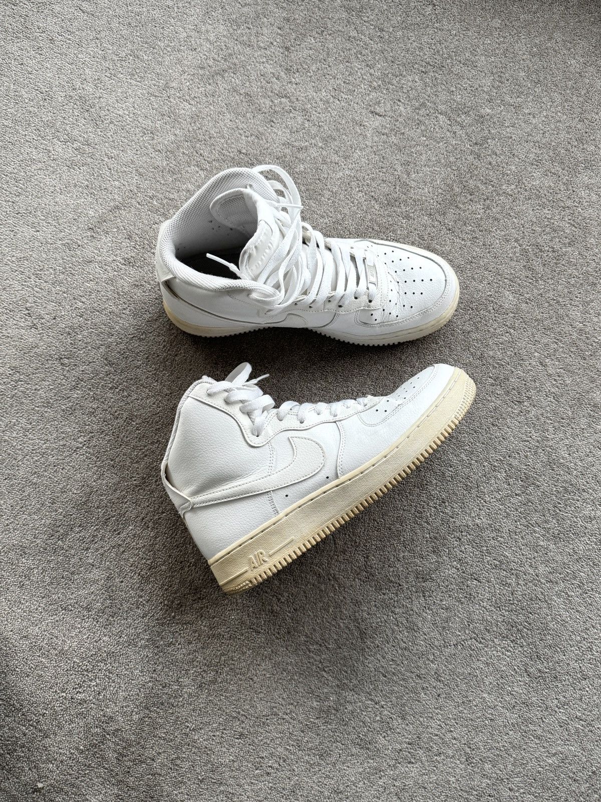 Nike Nike Air Force 1 High Triple White 2014 Size US 8 / EU 41 - 4 Thumbnail
