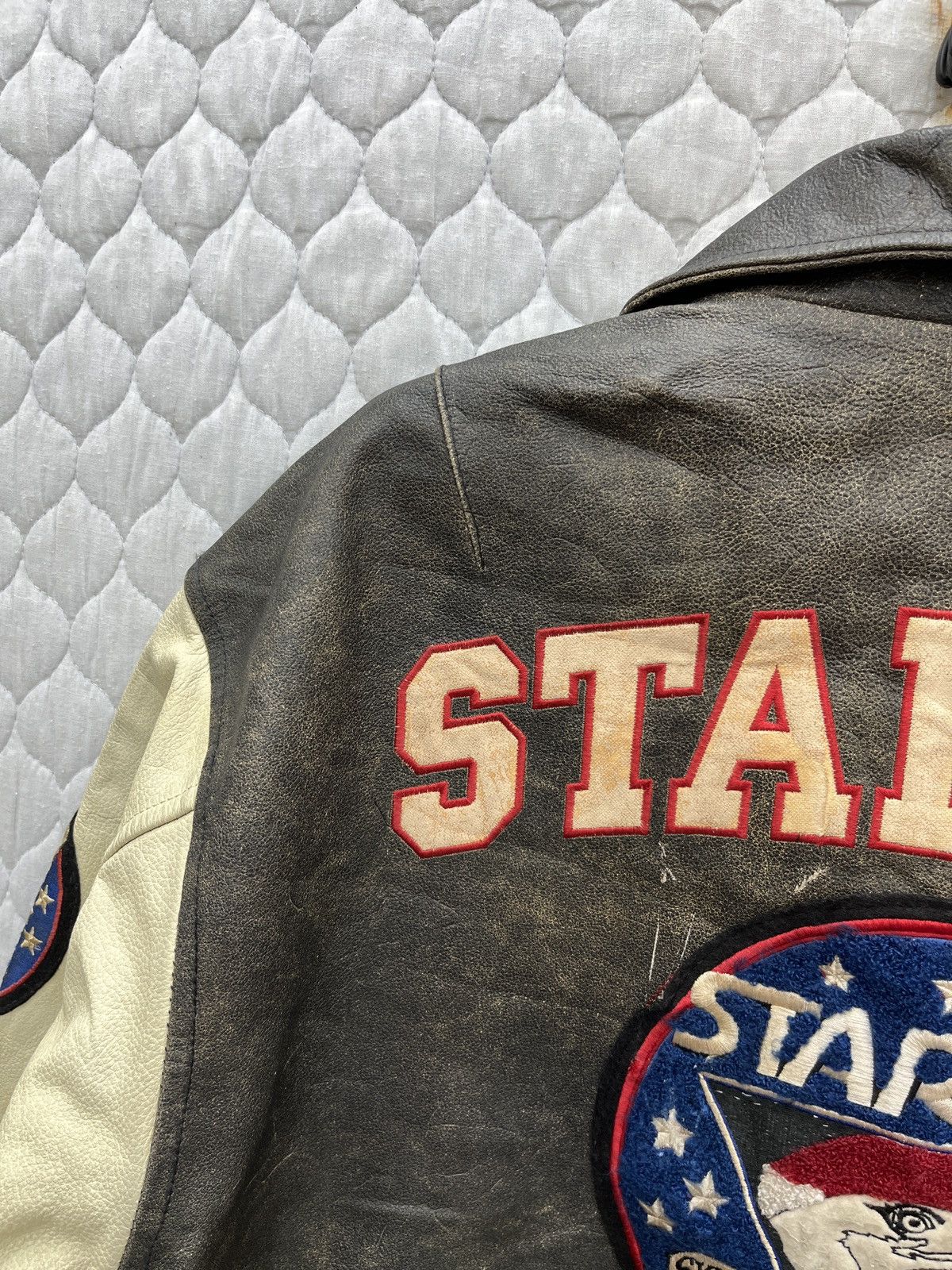 Starter 🔥🔥🔥STEALS VINTAGE STARTER VARSITY LEATHER JACKET Size US L / EU 52-54 / 3 - 14 Thumbnail