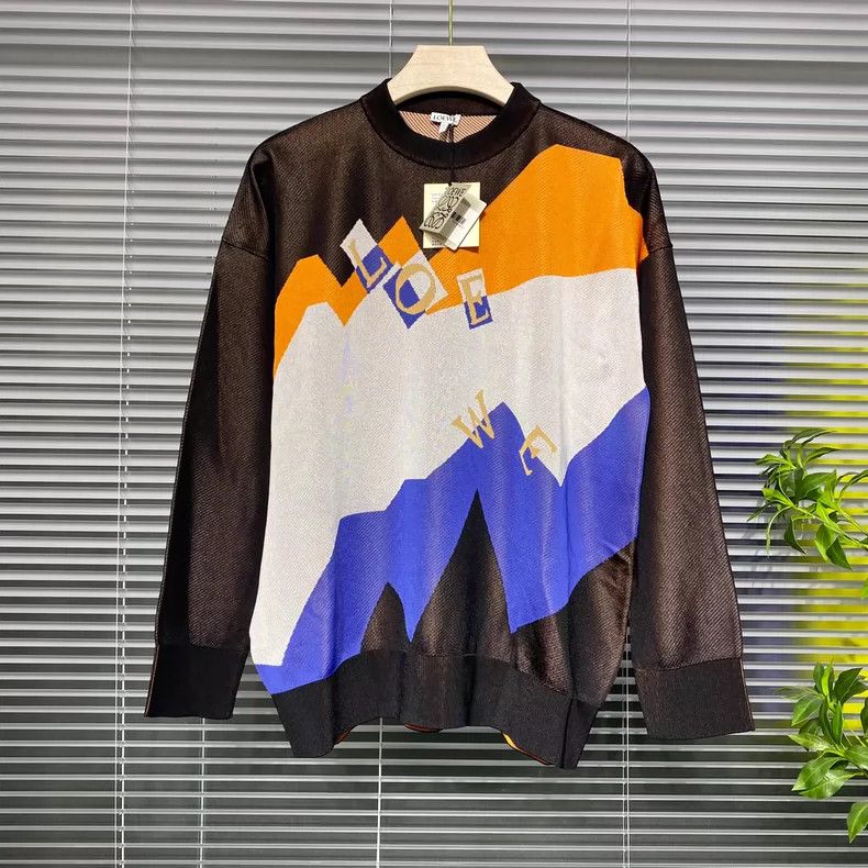 Loewe LOEWE Knitted shirt with jacquard logo Size S / US 4 / IT 40 - 1 Thumbnail